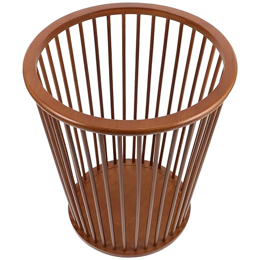 Luxshiny Wastebasket Trash Can for Bedroom and Kitchen Medium Size Paper Trash Bin with Open Top Eco-Friendly Garbage Basket for Home Bathroom Living Room