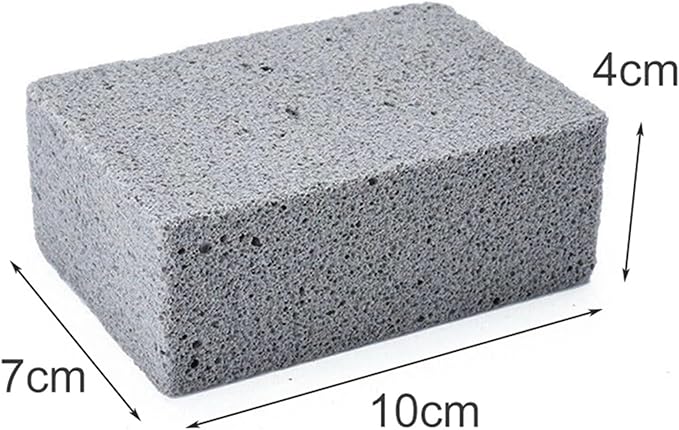 12Pcs BBQ Grill Clean Brick Block Barbecue Cleaning Stone BBQ Racks Stains Grease Cleaner Gadgets Kitchen BBQ Tools