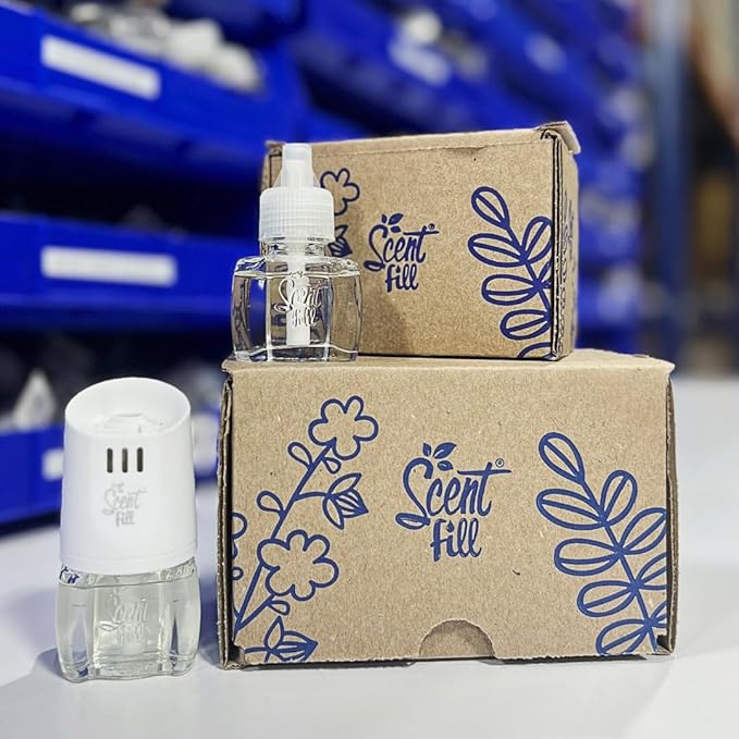 Scent Fill 100% Natural Vanilla Peppermint Plug in Air Freshener Scented Oil Refills 3 Refills