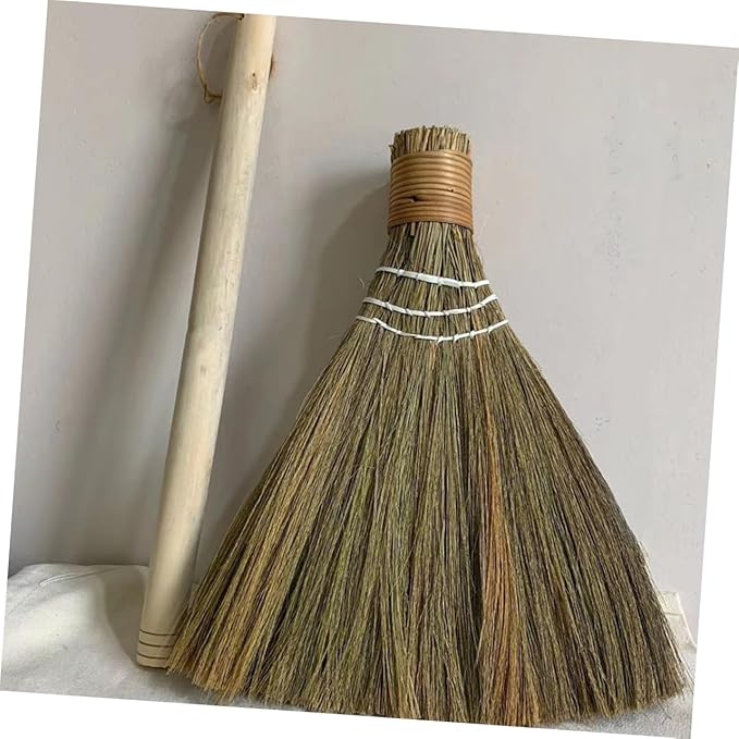 Ciieeo 2pcs Cleaning Broom Portable Tabletop Sweeper Rustic Dustpan Broom for Home Farmhouse Decor Detachable Handle for
