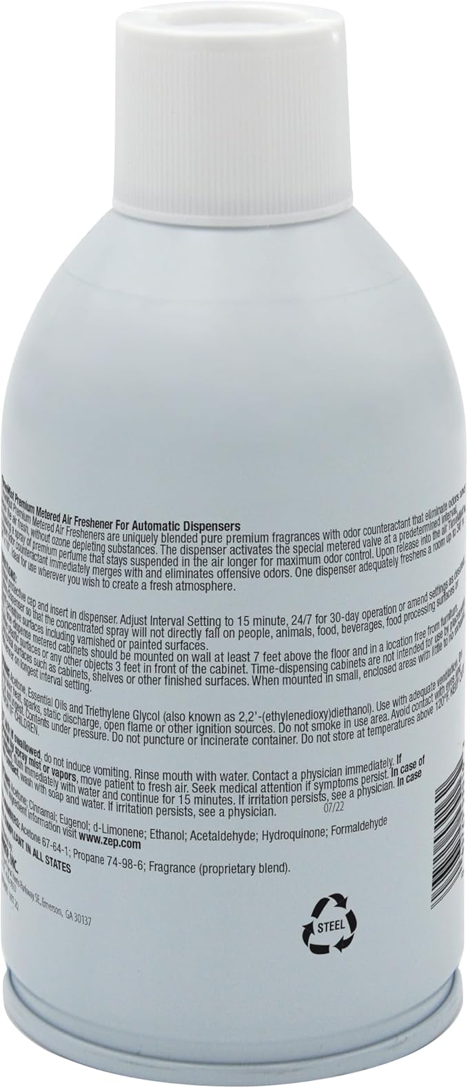 TimeMist 1042746 Metered Fragrance Dispenser Refills Cinnamon 7 oz (Case of 12)