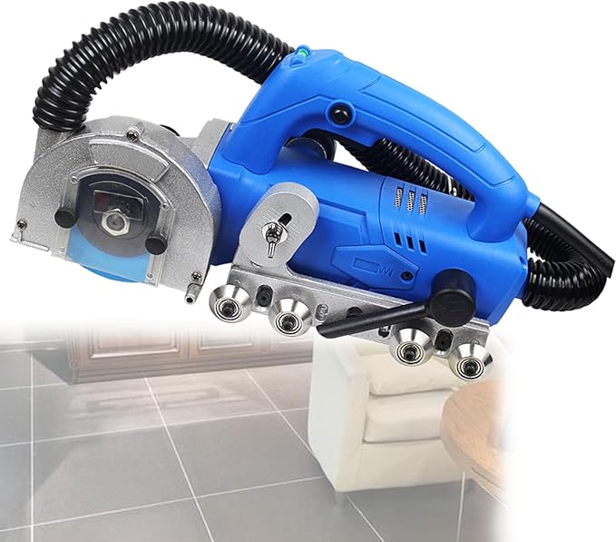 Electric Grout Removal Tool Tile Grout Remover Machine with Automatic Water Blower Device for Cleaning Grout Between Tiles Floor DIY Regrouting Tool