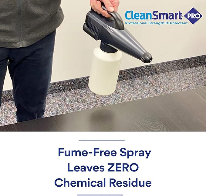 CleanSmart Hospital Disinfectant Kills 99.9% of Viruses and Bacteria Hypochlorous Acid Technology EPA Registered 4 Gallons (HOCL)