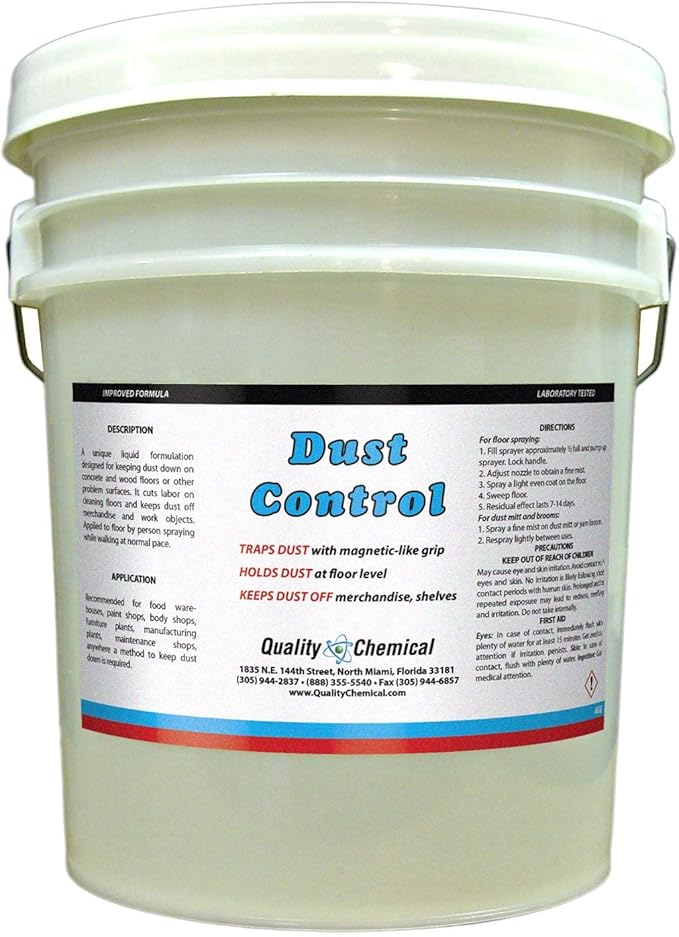 Quality Chemical Dust Control Solution-5 gallon pail