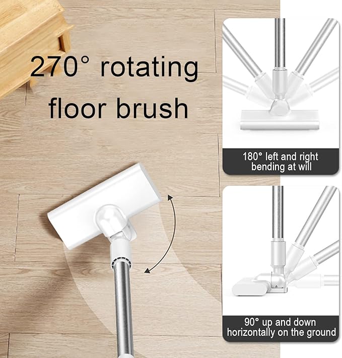Cordless Vacuum Cleaner Lightweight Vacuum Cleaner 70W Stick Vacuum with 40min Max Long Runtime for Home Hard Floor Carpet Pet Hair (B)