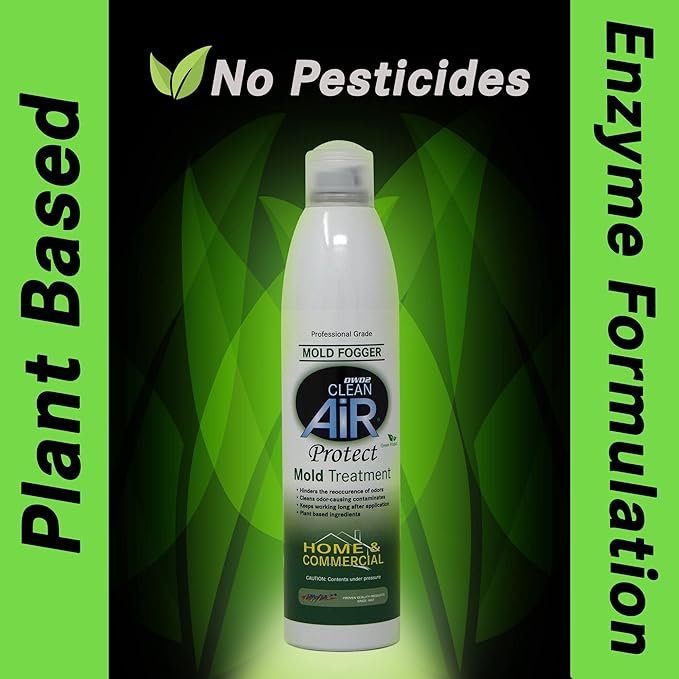 Protect™ Home &amp Commercial Mold-Treatment Plant-Based Mold-Odor Remover Fogger Treatment - eco-friendly solution for a safer and healthier living and working space. (14 oz)