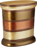 Zahari Home Decorative Trash Can for Bathroom Office &amp Bedroom - 2.1 Gallons Stylish &amp Small Trash Can for Dorms Desktop &amp Restroom - Chic Waste Basket for Compact Spaces Contempo