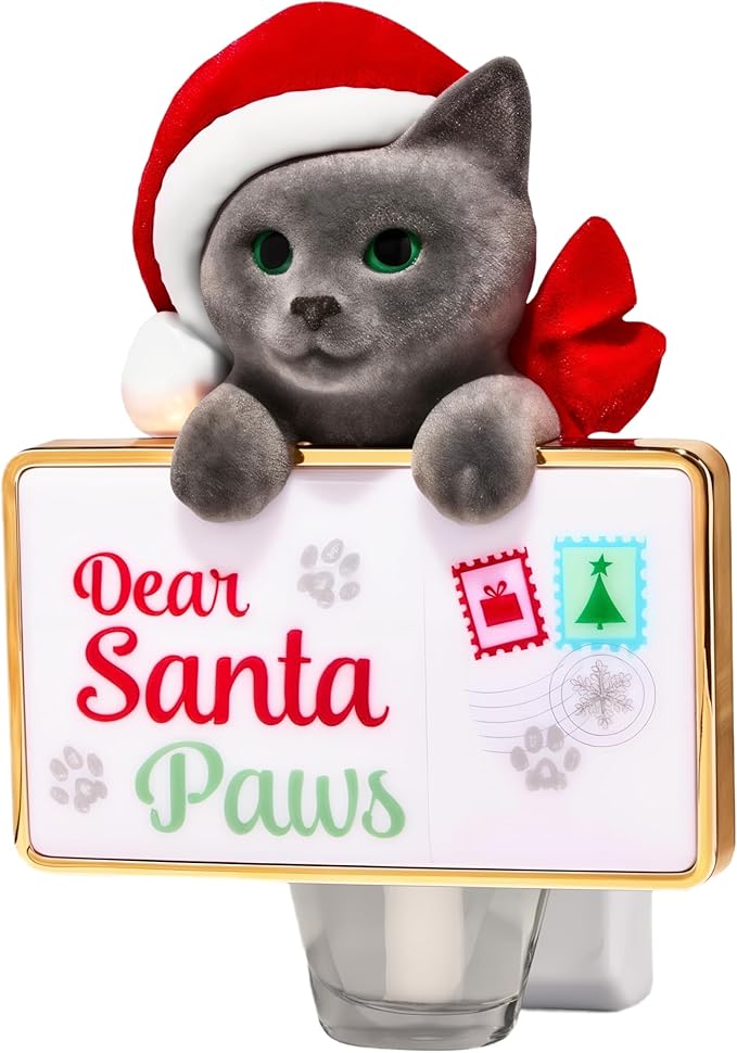 Bath and Body Holiday Cat WallFlower Fragrance Plug