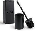 Matte Black Toilet Bowl Brush for Bathroom with Holder - Bathroom Cleaner Scrubber with Sleek Design Sturdy and Durable Bristles