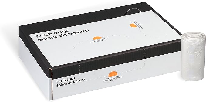 Professional 50-56 Gallon Trash Bag 43 x 48 High Density 22 mic Natural 150 Bags/Box