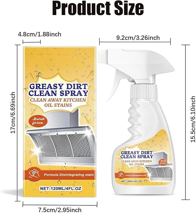 2025 New Greasy Dirt Clean Spray Multifunctional Powerful Kitchen Foam Clean for Oven Household Stove Kitchen &amp More (3)