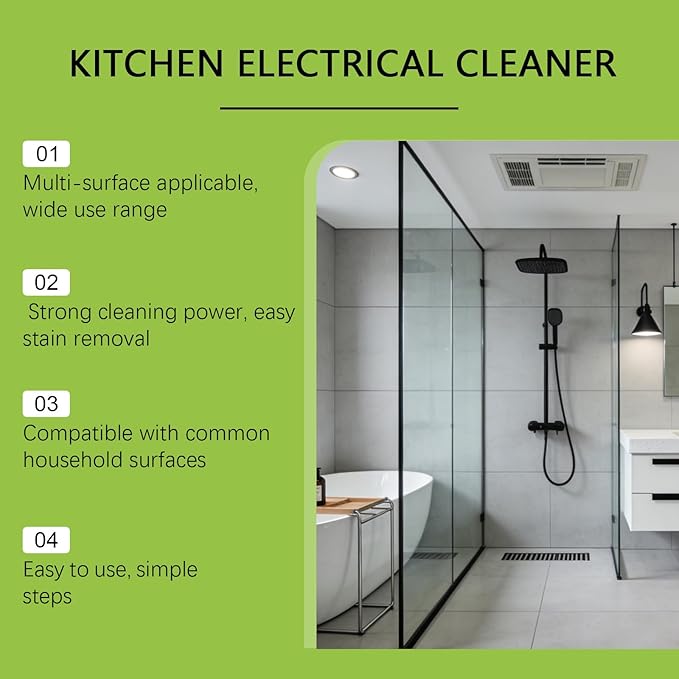 Electrolyzed Kitchen Sprayfly Cleanse Spray Natural Enzyme Multi-Purpose for Oven Stove Range Hood &amp All Household Appliances Easy