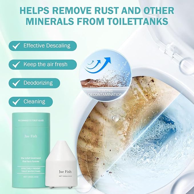 2026 New Clean Toilet CleanerHousehold Cleaning SolutionToilets Bowl Cleaning Long-Lasting Fresh Scent Automatic Refreshes Toilets Long-Lasting Bowl Cleaner Fresh Scent