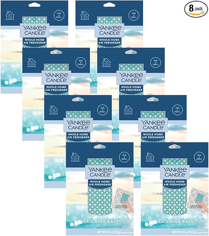 Yankee Candle Whole Home Air Freshener (Pack of 8 Catching Rays)