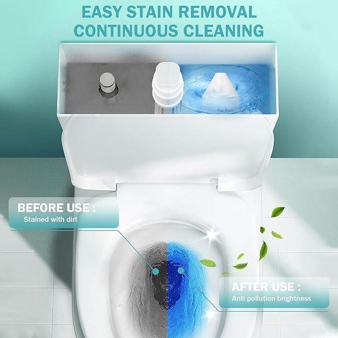 2026 New Clean Toilet CleanerHousehold Cleaning SolutionToilets Bowl Cleaning Long-Lasting Fresh Scent Automatic Refreshes Toilets Long-Lasting Bowl Cleaner Fresh Scent