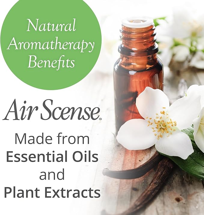 Air Scense Air Freshener Deodorizer Room Spray for Bathroom &amp Home Essential Oils Natural Vanilla - 7 fl oz (12 Pack)