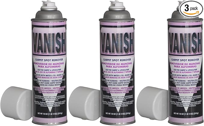 Vanish Carpet Spot Remover - Instant Stain Remover for Carpet &amp Upholstery Leaves No Residue (3)