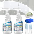 Tile Grout Cleaner Sprayer Jue Fish Tiles Cleane Floor Tile Descaling and Cleaning Artifact for Tile Grout Sink Toilet Seats Bathtubs (2Pcs)