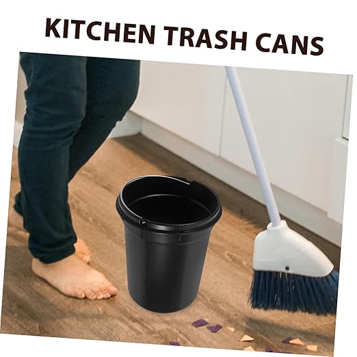 Cabilock Rubbish Bin for Wastebasket Handle Space-Saving Trash Holder for Bedroom Kitchen Bathroom and Living Room