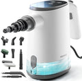 Handheld Steam Cleaner 15s Fast Heating Adjustable Steam 650mL Large Water Tank Pressurized Portable Steamer for Cleaning Home Kitchen Car Bathroom Tile Furniture Multi-Surface
