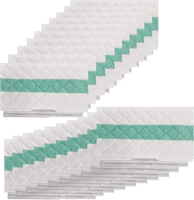 20 Pack Shark VACMOP Pro Replacement Mop Pad for Shark VACMOP Disposable Hard Floor Vacuum for VM252 VM251 VM250 VM200 VC205 QM250 VM190 VM200P12 VMP30 Disposable Replacement Pads