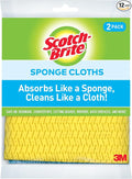 Scotch-Brite Sponge Cloth Swedish Dish Cloths Reusable Alternative to Paper Towels 24 Sponge Cloths