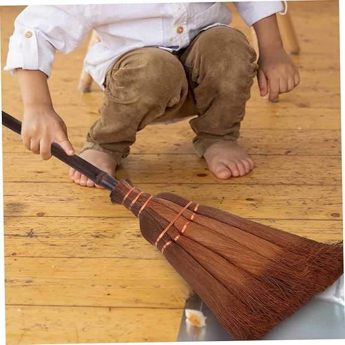 2pcs Mini Hand Broom Set for Boys and Girls Boy Girl Broom for Toddlers