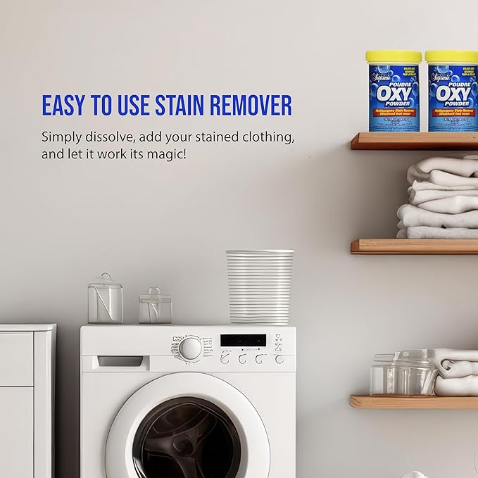 Club Supreme Cleaning Supplies - Oxy Powder Detergent Multipurpose Clean - Stain Remover Color Safe 500G