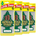 LITTLE TREES Car Air Freshener | Hanging Tree Provides Long Lasting Scent for Auto and Home | Royal Pine 24 Air Fresheners