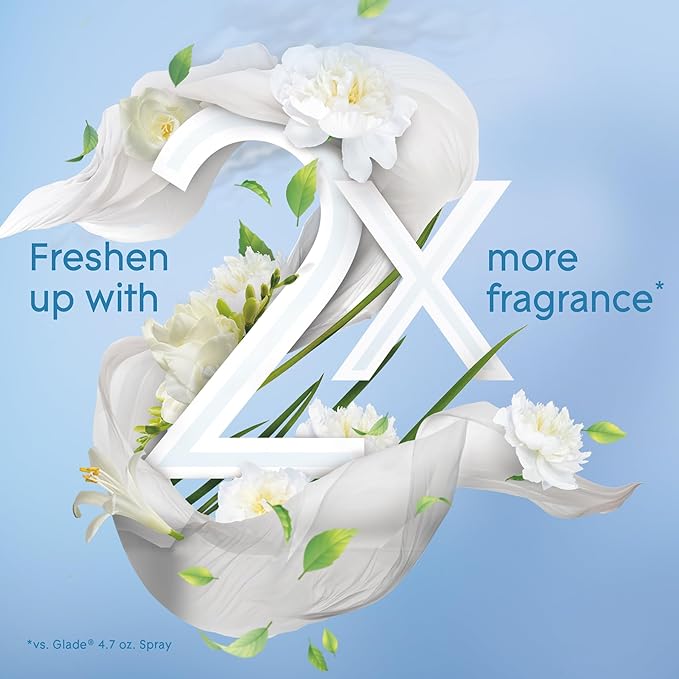 Glade Air Freshener Room Spray Clean Linen 8.3 oz 6 Count