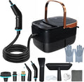 Handheld Steam Cleaner with 1.32 Quarts Tank &amp 15s fast Heat-Up 13 Attachments.Portable High Pressuer Hand Held Stemer for homeKitchen Bathroom Windows and Floors.Steamer for Cleaning
