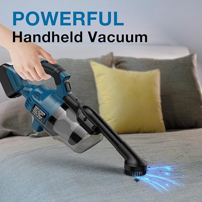 Cordless Vacuum Cleaner for Makita 18V LXT Battery Handheld Vacuum Cleaner for Home Car Hardwood Floor Carpet Portable Shop Vacuum with Washable HEPA Filter(Tool Only)