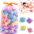 60Pcs Scent Booster Crystals Independent Package Fragrance Beads Bags in-Wash Scent Booster Beads Laundry Freshener Beads (4 Mix)