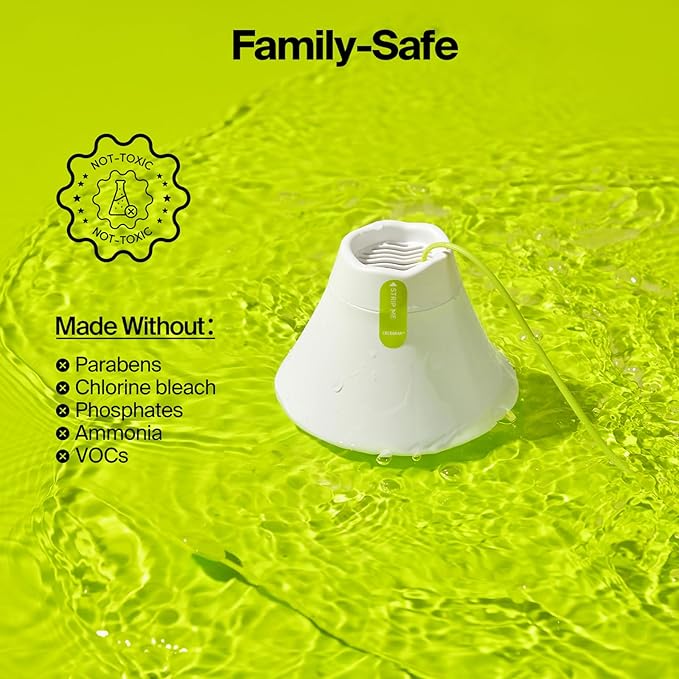 In-Tank Toilet Cleaner Bottle Automatic Toilet Bowl Cleaners for Hard Water Stains Septic System Friendly Long Lasting Up to 180 Days / 1000+ Flushes