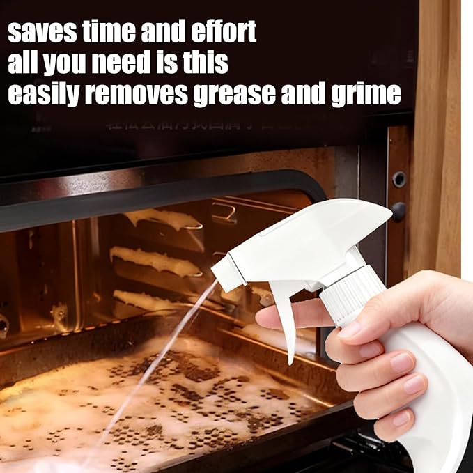 Grill Cleaner Spray300ml Degrease CleanerKitchen Degreasing Spray - for Homeowners Busy Families Renters To Remove Grease Stain Oil From Microwave Oven Grill Kitchen