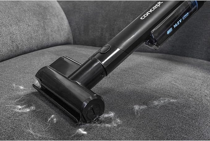 CONCEPT Direct Air Dual 14.8V VP4520 Battery Vacuum Cleaner 14.8V Standing with BLDC Motor Dual Turbo Brush and HEPA H13 Filter