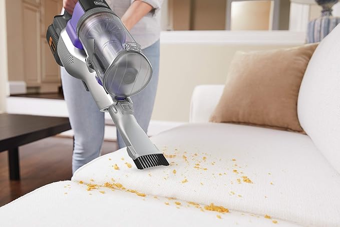BLACK + DECKER BHFEV362DP-QW Aspirador de escoba 4en1 Power Series Extreme Especial para mascotas con batería externa 36V 2Ah.3 velocidades y 78min de autonomía.
