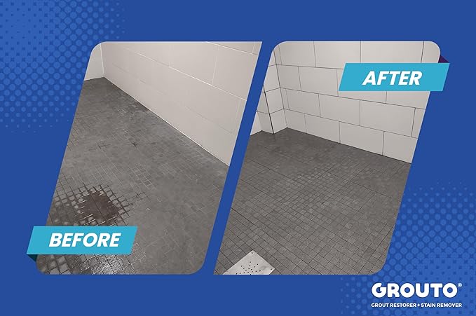Grouto Grout Restorer &amp Stain Remover Concentrate Gallon (Each)…