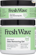Fresh Wave Odor Removing Gel 15 oz. &amp 7 oz. - Odor Absorbers for Home Safer Odor Relief Natural Plant-Based Odor Eliminator Every 15 oz. lasts 30-60 Days For Cooking Trash &amp Pets
