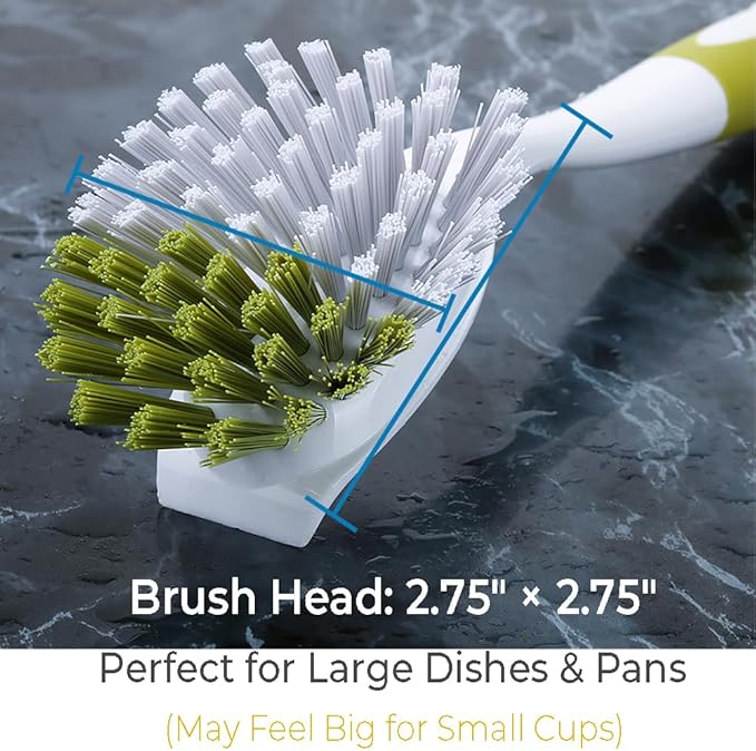 Dish &amp Bottle Brush Set – 9 Pack Kitchen Cleaning Brushes for Dishes Bottles Pots Pans Sinks &amp Glassware