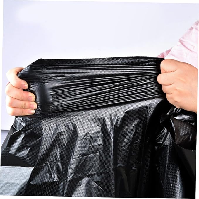 Artibetter 50pcs Extra Large Heavy Duty Trash Bags 80x100cm Contractor Garbage Bags for Outdoor Sanitation Gardening Commercial and Residential Use Fits 100l Bins