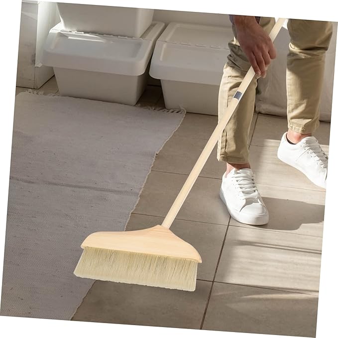 Portable Kitchen Broom Soft Brush Extendable Sweeper for Household Dusting