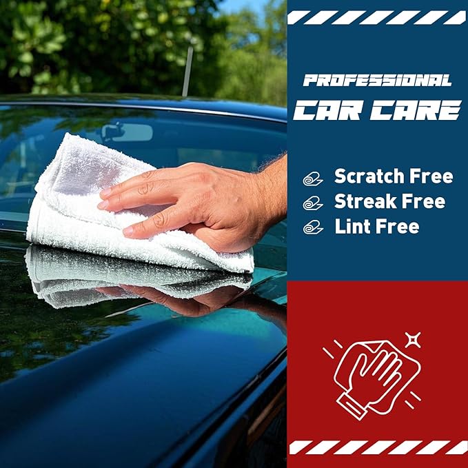 White Microfiber Cleaning Cloths Bulk-400 Pack Microfiber Towels Bulk Towels for Cars Cleaning Rags White (12x12 inches)