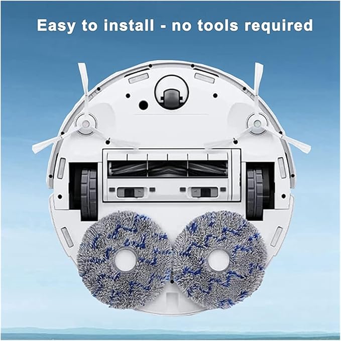 Mop Cloth Compatible for Ecovacs T10 Turbo/Deebot X1 / Omni / X1 Turbo Vacuum Cleaner Replacement