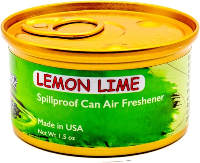 Blunteffects CAN AIR-FRESHENER | Spill-proof | Odor Eliminator Essential | 100% Concentrated | pure oil long lasting | cars | home | office | small spaces | 1.5 Oz | (lemon lime 4 Pack)