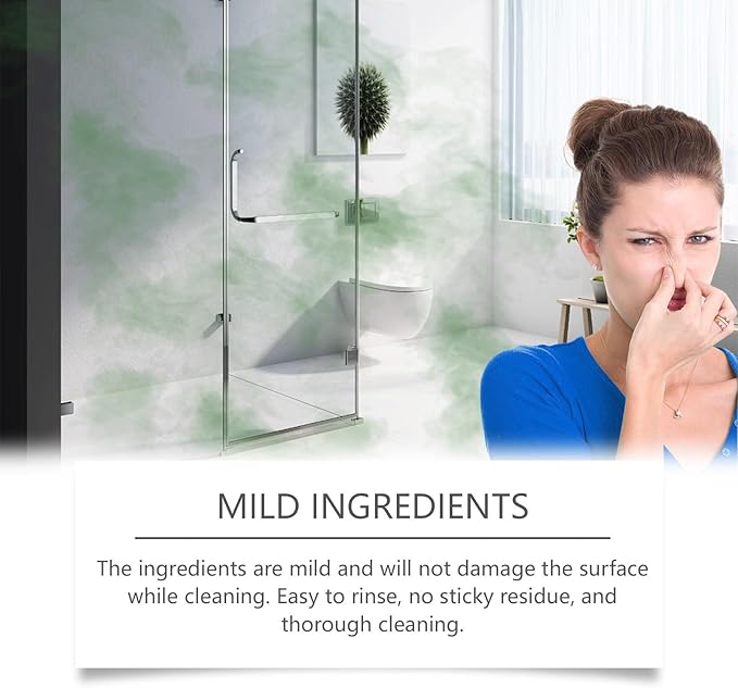 Household Stain Remover Spray Multi-Purpose Cleaner For Kitchen &amp Bathroom Removes Grease Rust &amp Grime Easily(2PCS)