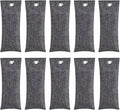10PCS Activated Bamboo Charcoal Air Purifying Bag Air Freshener Bag Moisture Absorber for Refrigerator Home Car Gray