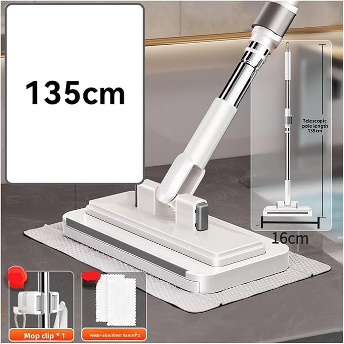 Flat Mop Face Towel Household Non Hand Wash Multi Function Lazy Person Cloth One Button Disassembly Automatic