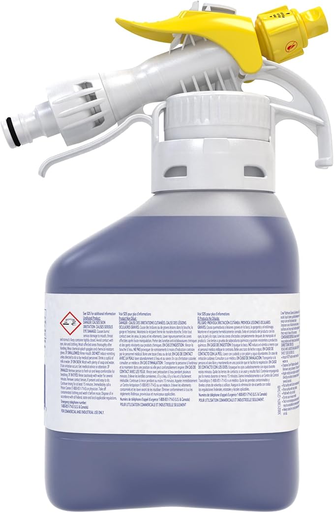 CREW Diversey 101106666 Bathroom Cleaner &amp Scale Remover Professional Strength Liquid Concentrate Ready-to-Dispense RTD Fresh Scent 1.5-Liter (Pack of 2)