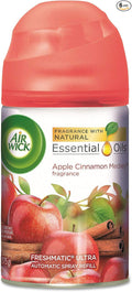 Air Wick Freshmatic Automatic Spray Air Freshener Apple Cinnamon Medley Scent 1 Refill 6.17 Ounce